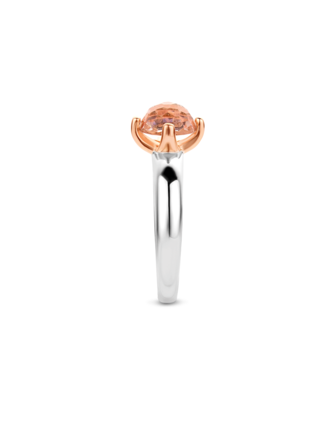 Ti Sento Bague Argent et Cristal Rose Ti Sento Taille 54