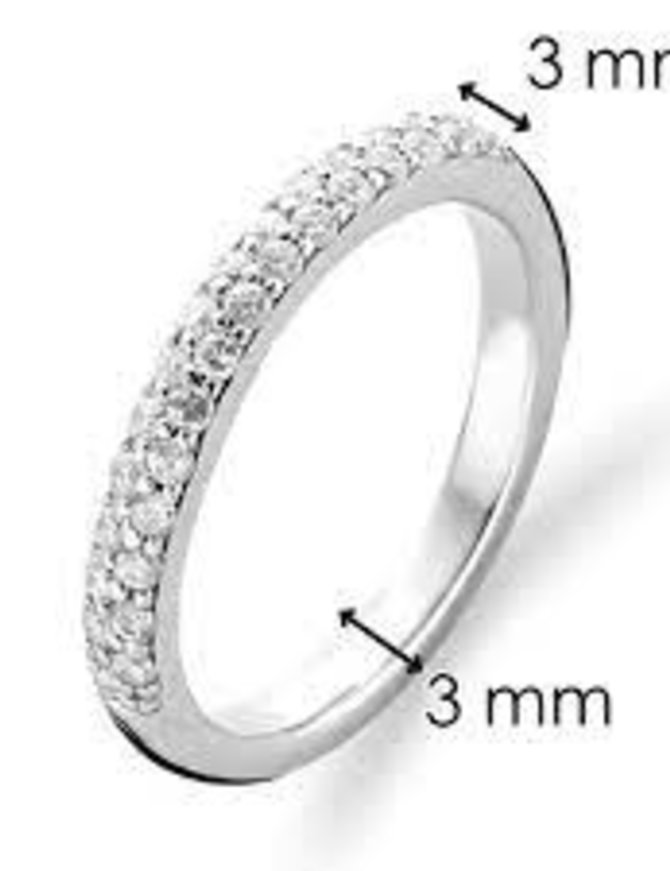Ti Sento Bague Argent Ti Sento Taille 56
