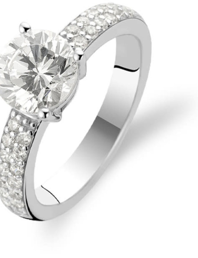 Ti Sento Bague Argent Ti Sento Taille 54