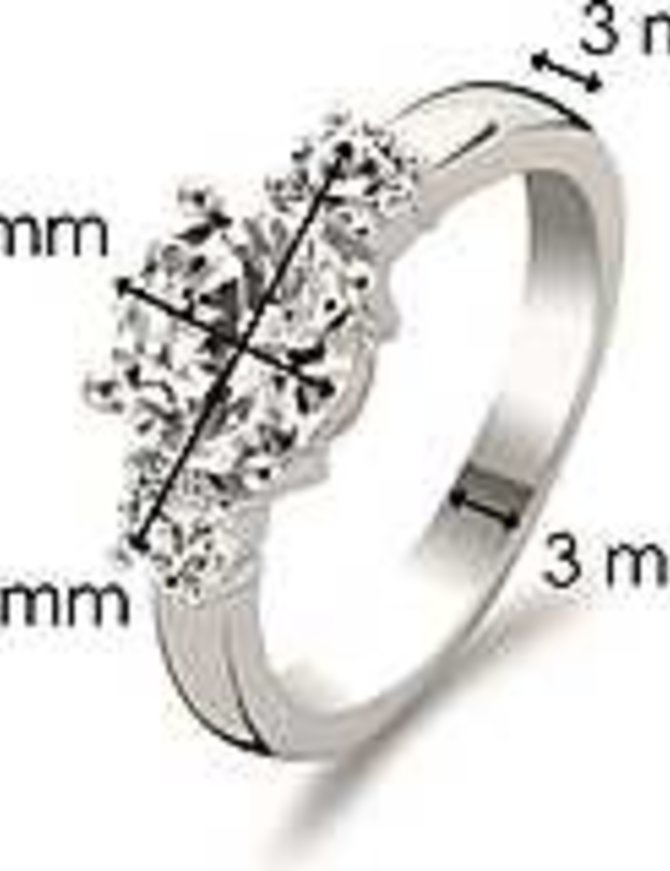 Ti Sento Bague Argent Ti Sento Taille 56