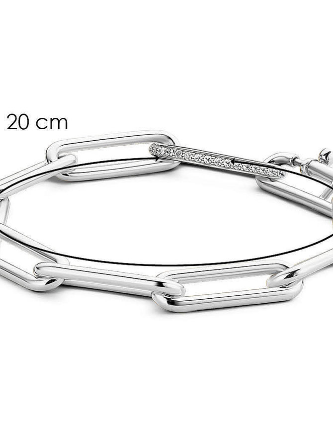 Ti Sento Bracelet Argent Grosses Mailles Ti Sento
