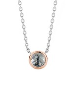 Ti Sento Collier Argent et Plaqué Or Rose Ti Sento