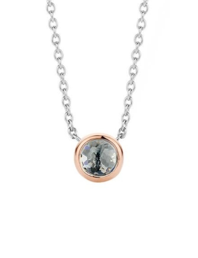 Ti Sento Collier Argent et Plaqué Or Rose Ti Sento