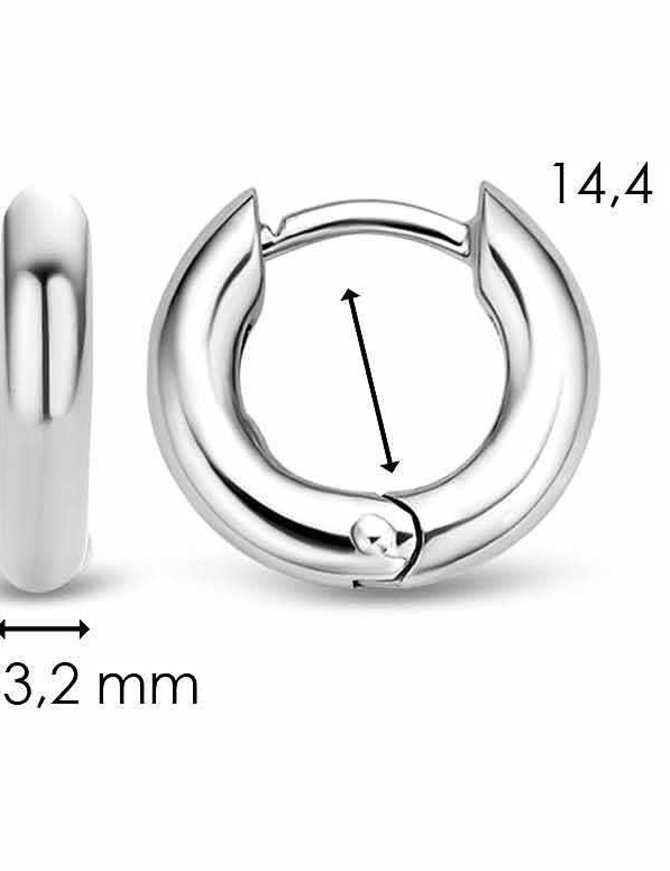 Ti Sento Boucles d'Oreilles Argent Ti Sento