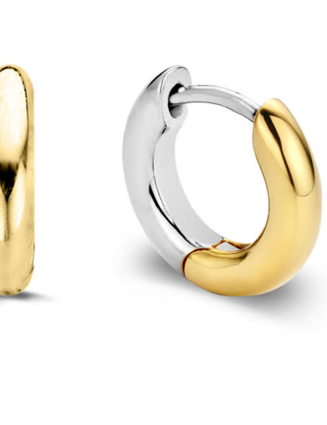 Ti Sento Boucles d'Oreilles Argent et Plaqué Or Ti Sento