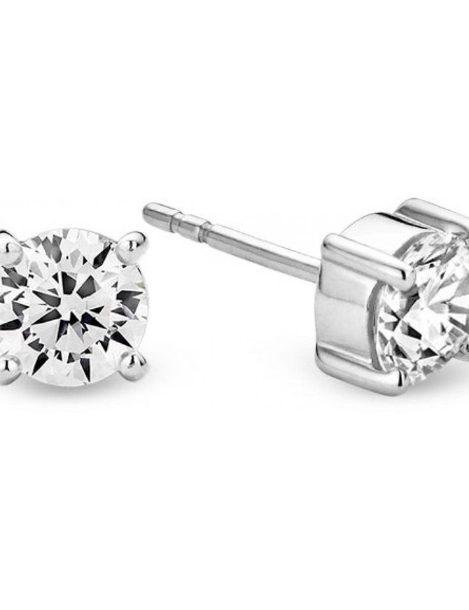 Ti Sento Boucles d'Oreilles Argent et Oxydes de Zirconiums Ti Sento