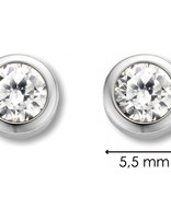 Ti Sento Boucles d'Oreilles Argent et Oxydes de Zirconiums Ti Sento