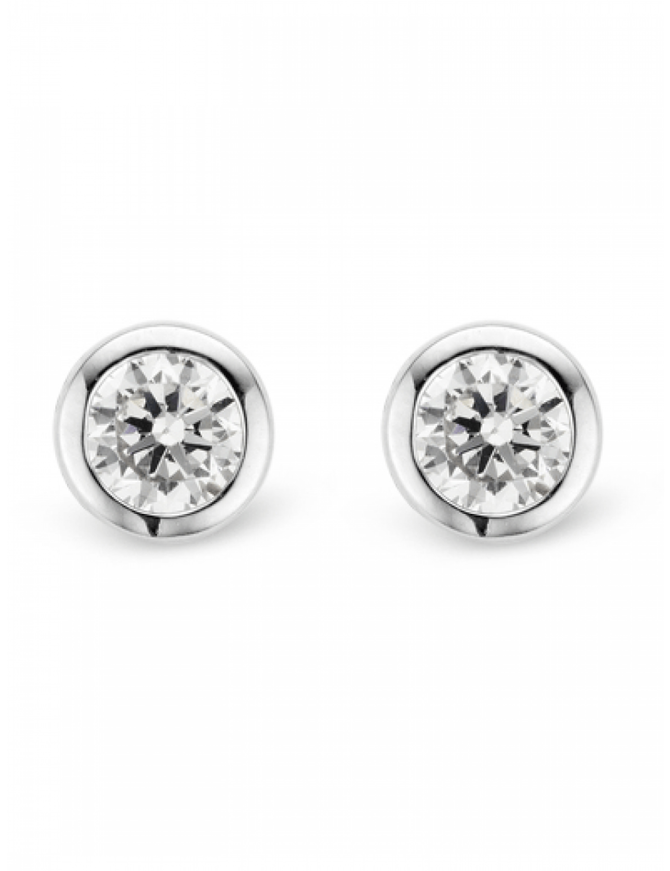 Ti Sento Boucles d'Oreilles Argent et Oxydes de Zirconiums Ti Sento