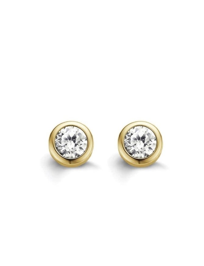 Ti Sento Boucles d'Oreilles Argent et Plaqué Or Ti Sento