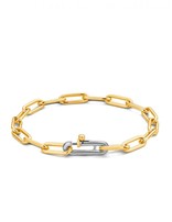 Ti Sento Bracelet Plaqué Or Grosses Mailles Ti Sento
