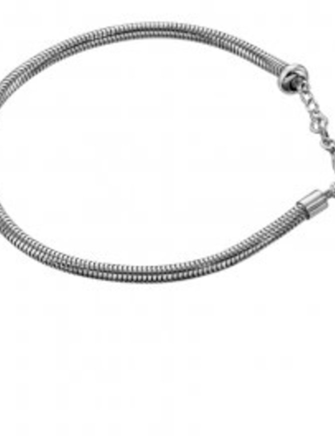 Thabora Bracelet Argent Pour Charm's 20+7cm