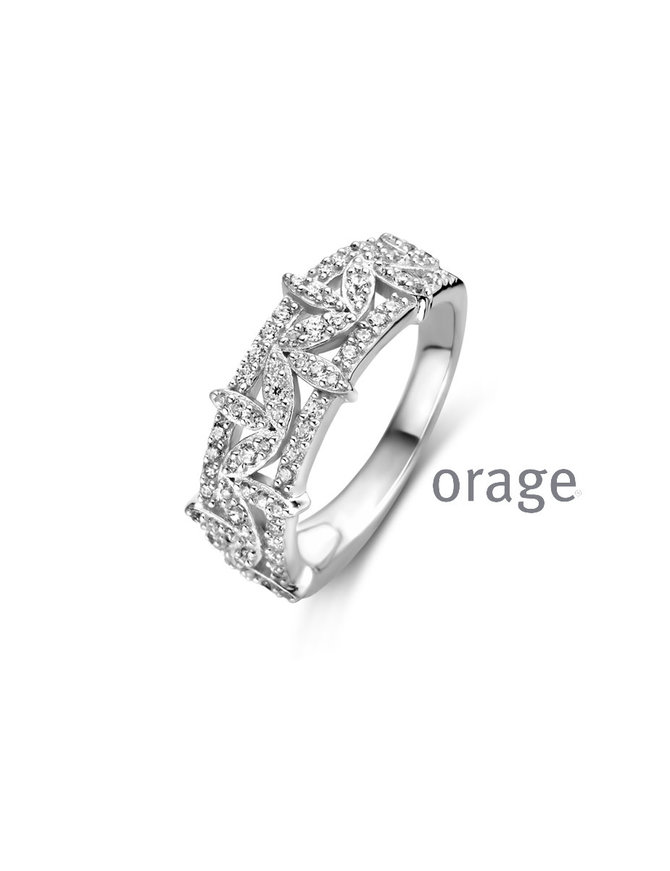 Orage Bague Argent et Zirconiums Orage Taille 56