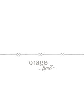 Orage Teenz Bracelet de Cheville Argent Infinity Orage Teenz
