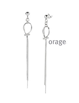 Orage Boucles d'Oreilles Pendantes Argent Orage