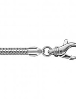 Thabora Bracelet Argent Mailles Serpent 22cm