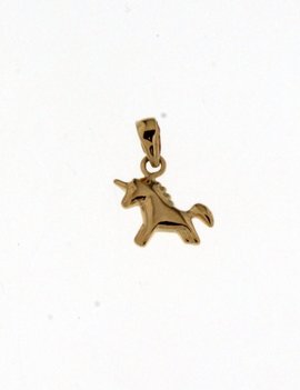 Beheyt Pendentif Or Jaune 18K Licorne