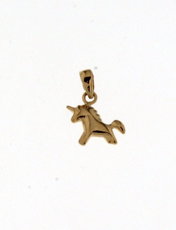 Beheyt Pendentif Or Jaune 18K Licorne