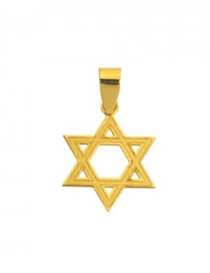 Pendentif Or 18K Etoile de David 0.89Gr