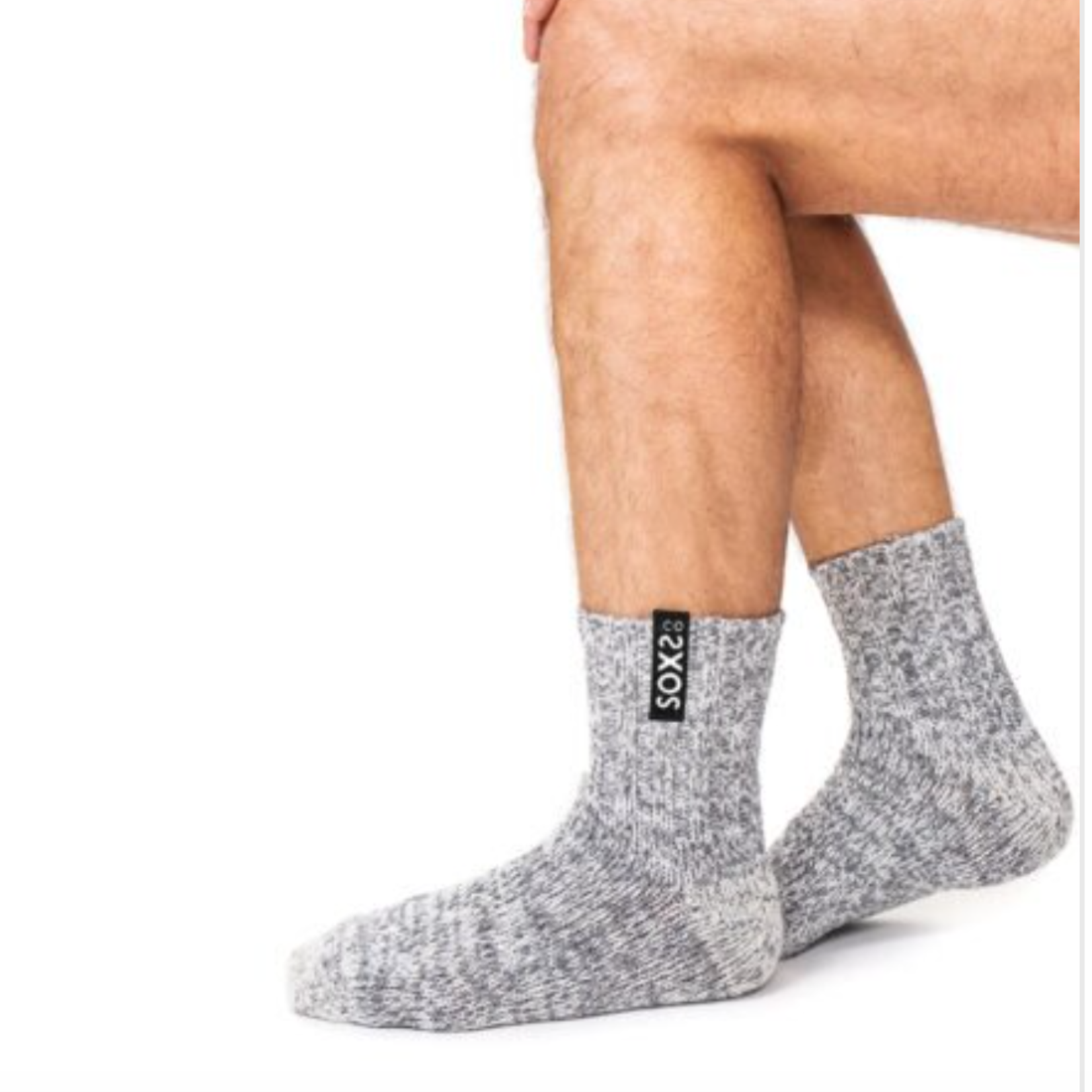 mannen grijs zwart label laag 42 -46 sokken OK