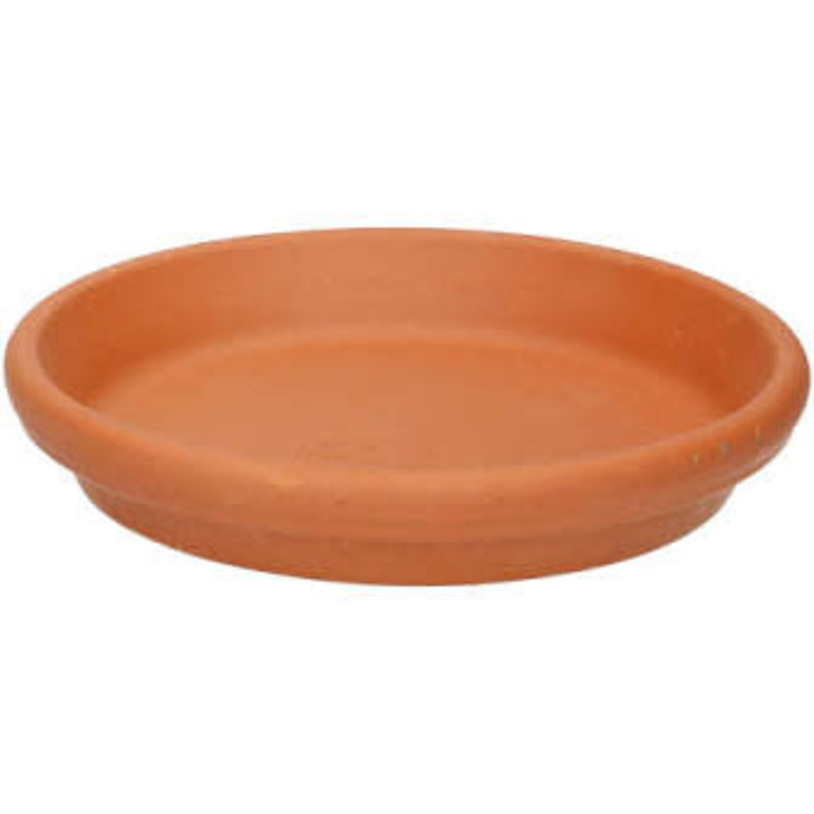 Terracotta onderschaal D19