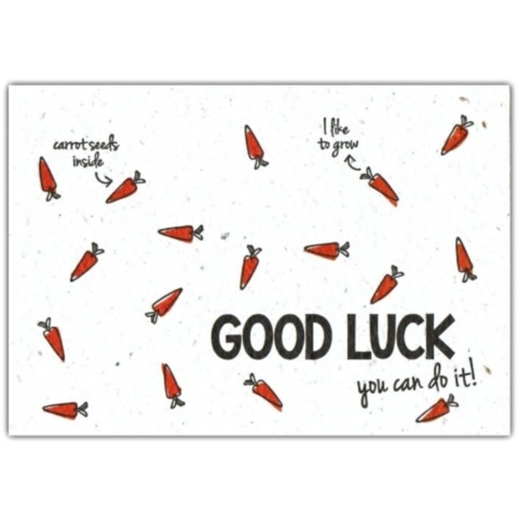 Good luck carrot kaartje