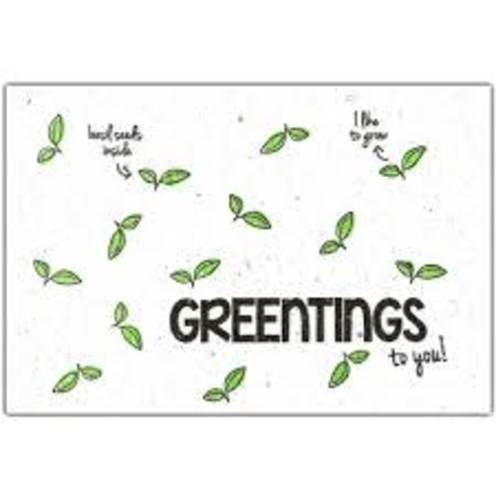 Greentings Basil kaartje