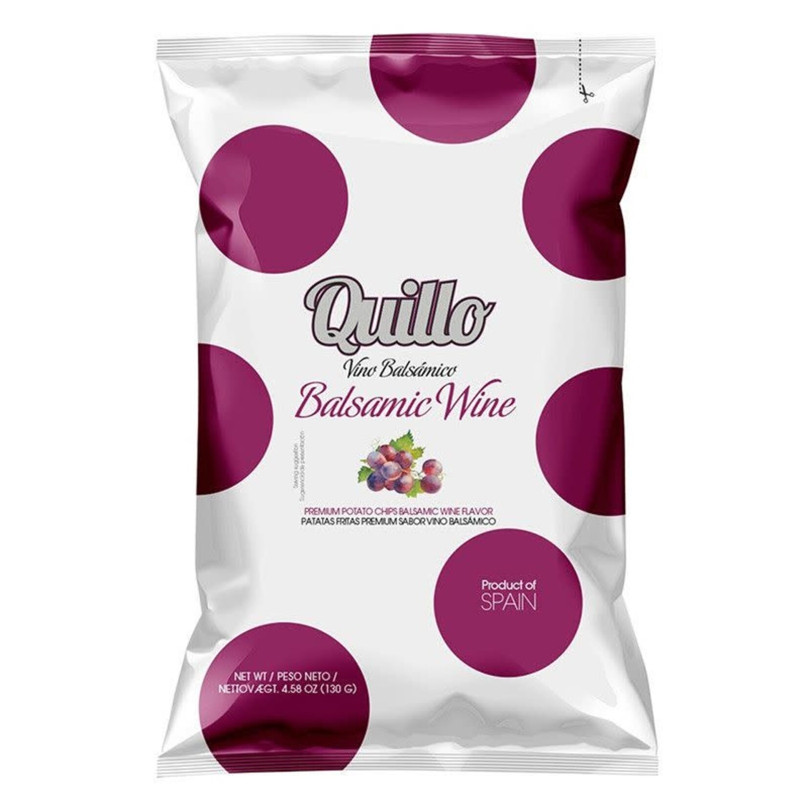 quillo Chips balsamic wine 130g