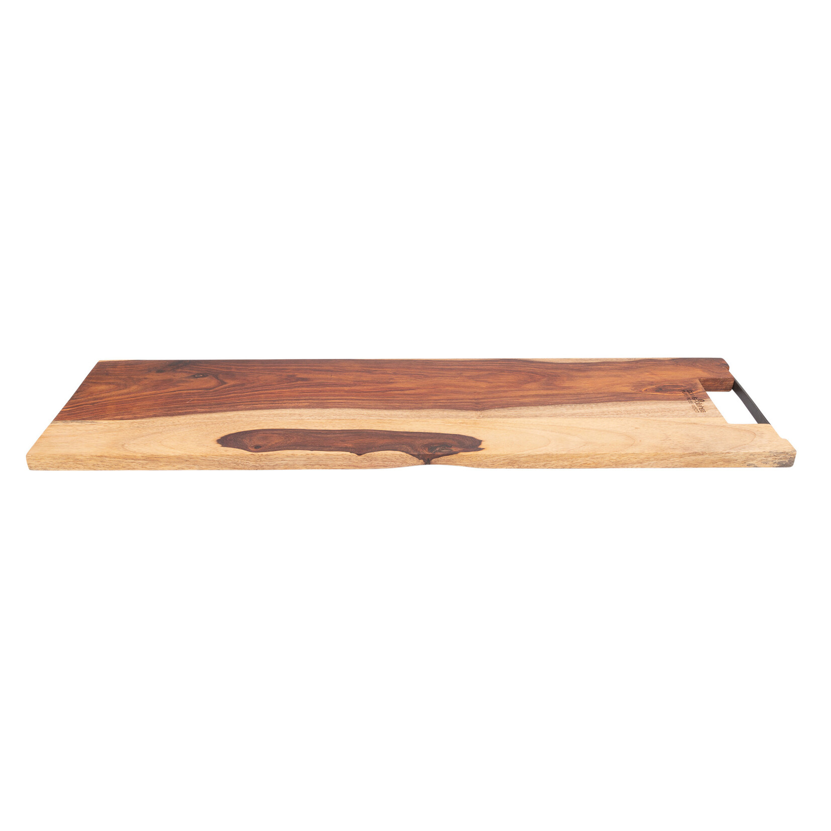 PURE ROSEWOOD Serveerplank metalen handgreep recht 2cm