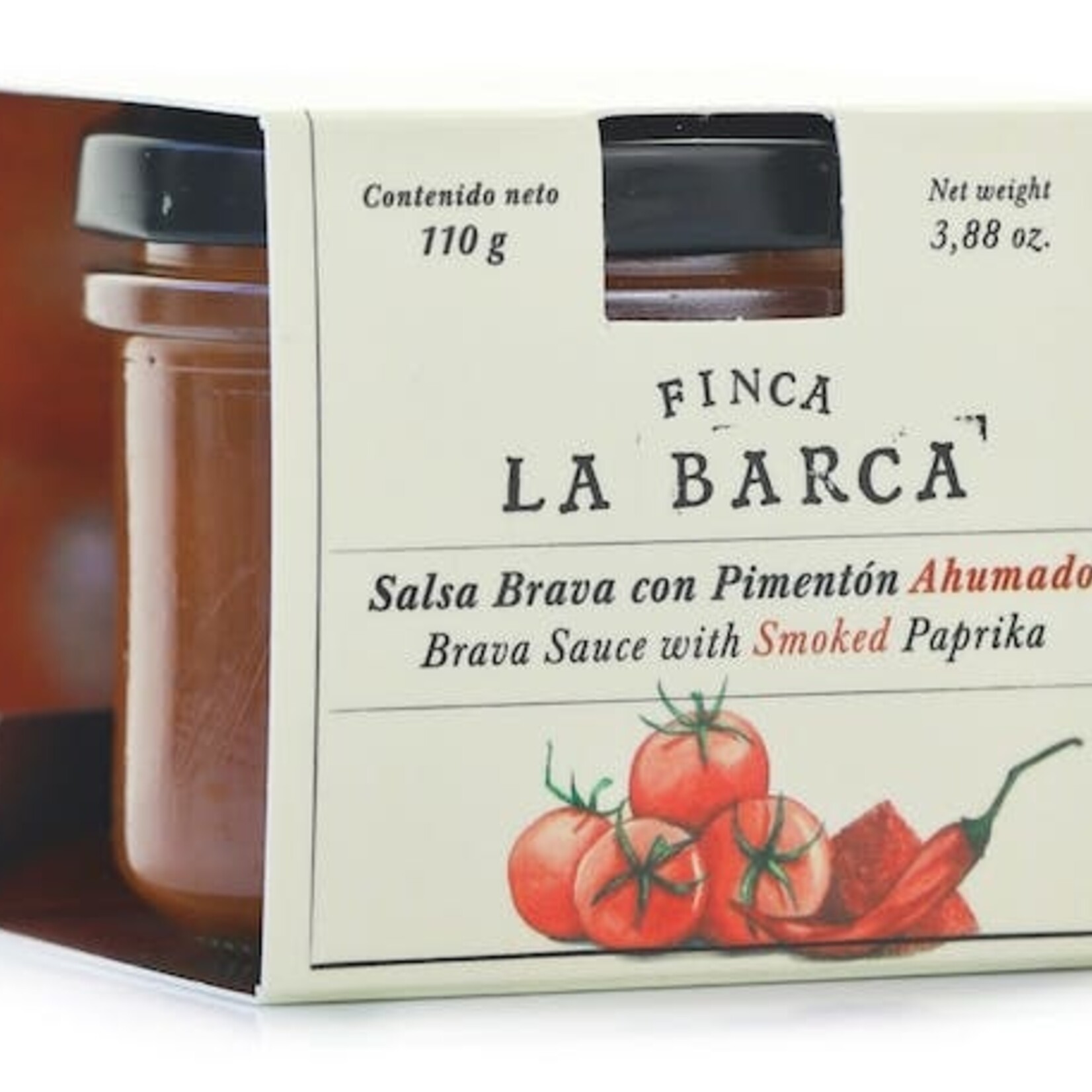 finca la barca Salsa Brava con Pimentón Ahumado " Finca La Barca" 110G