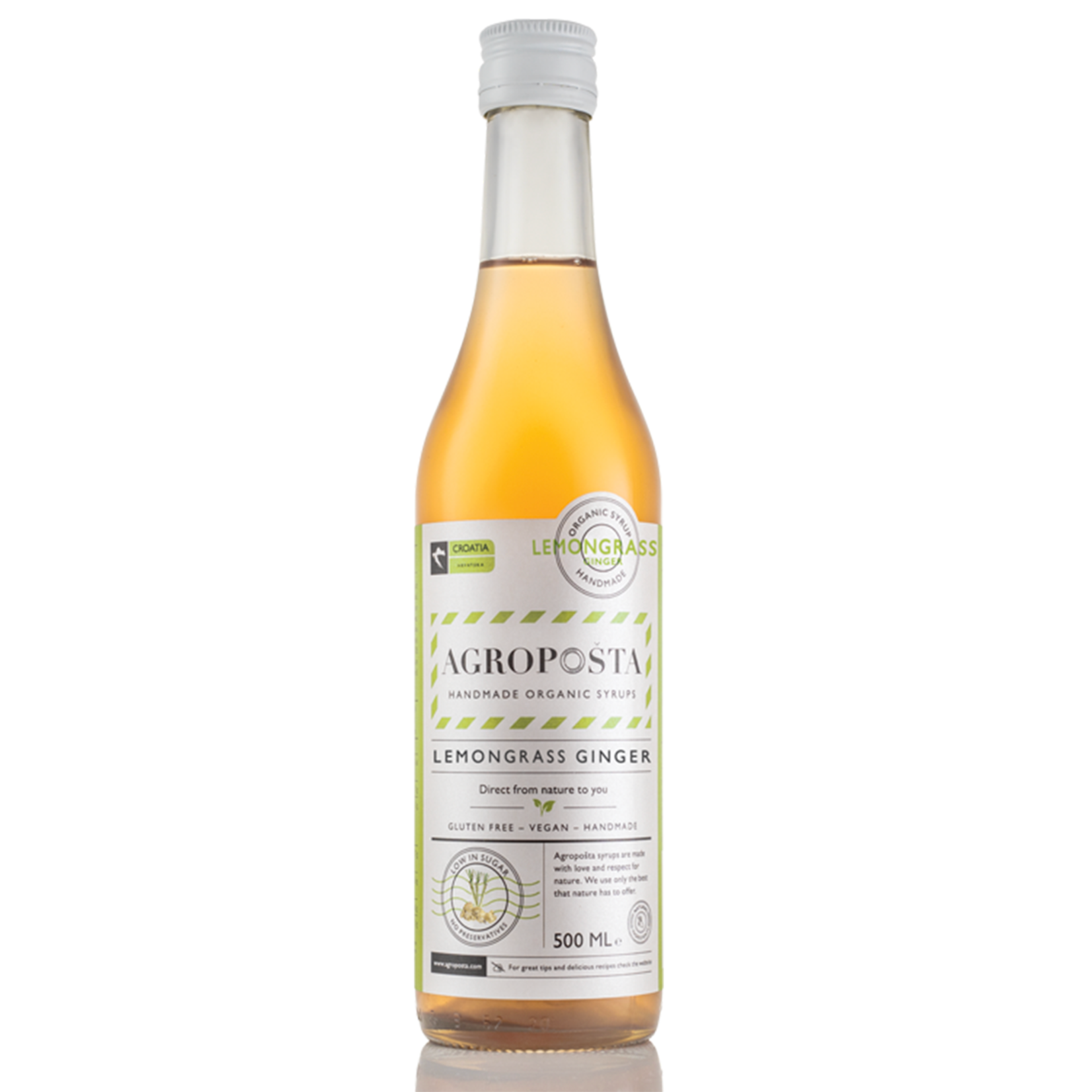 agroposta AGROPOŠTA CITROENGRAS-GEMBERSIROOP 500ML BIO