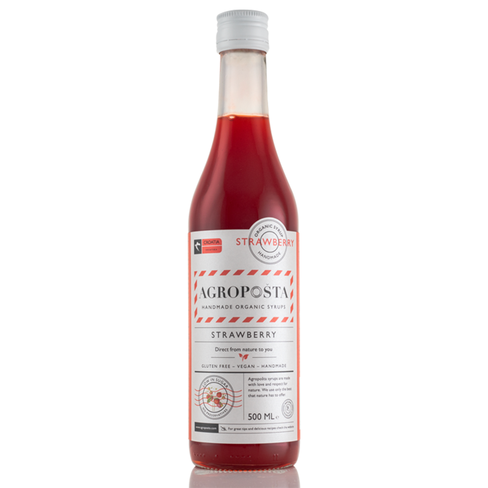 agroposta AGROPOŠTA AARDBEIEN SIROOP 500ML BIO