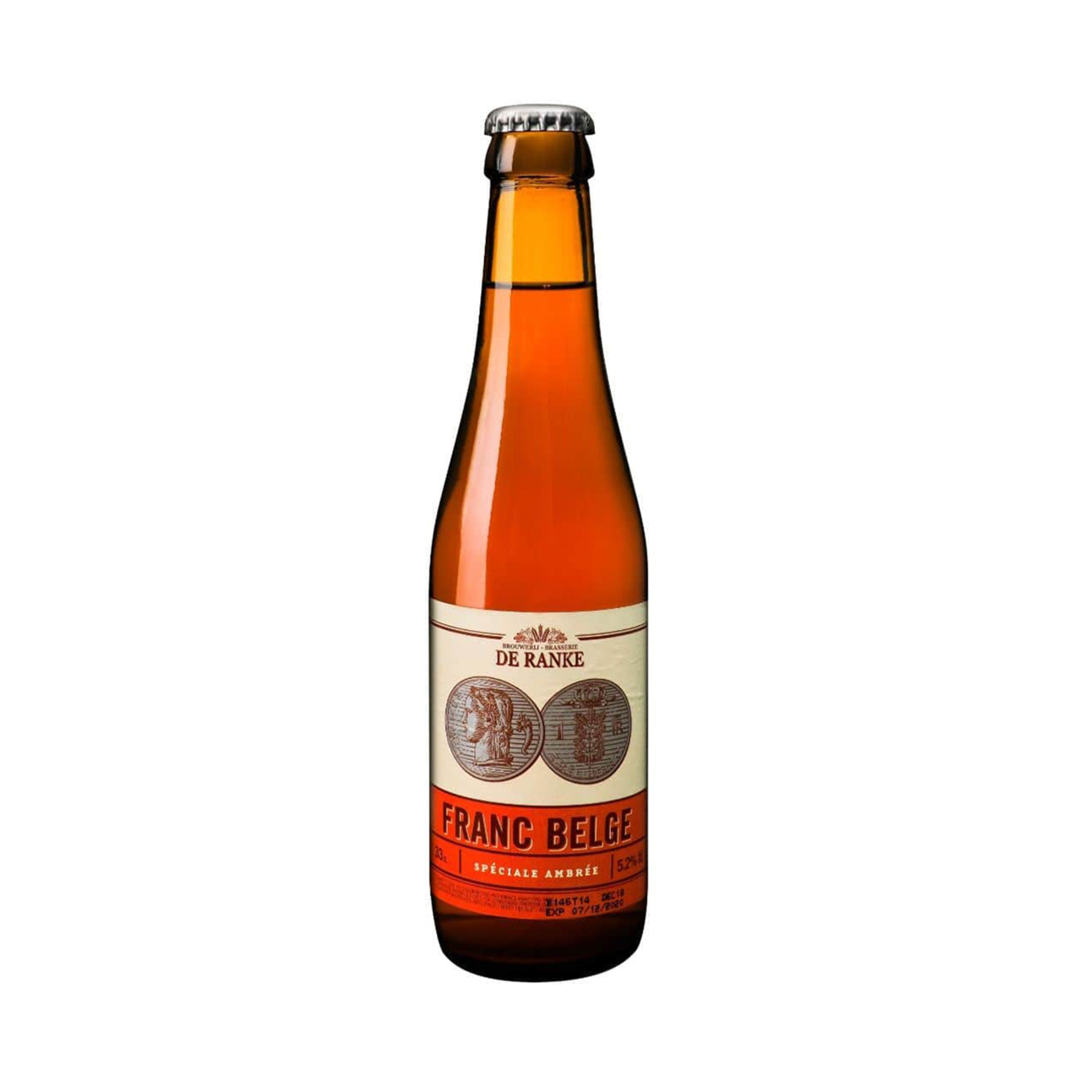 De Ranke FRANC BELGE bier 5,2% 33cl DE RANKE