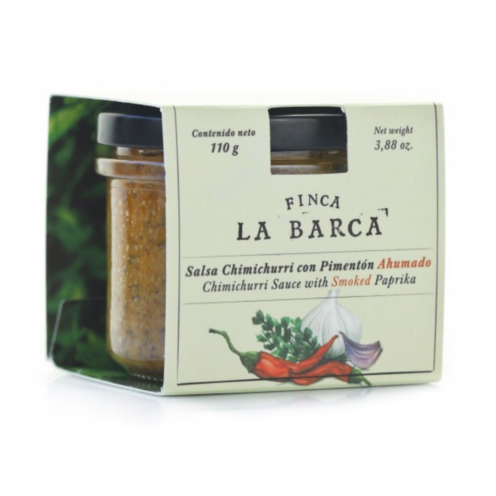 finca la barca Salsa Chimichurri con Pimentón Ahumado " Finca La Barca" 110G