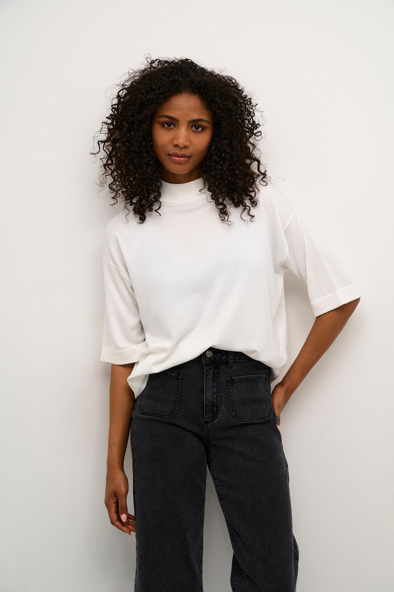 KAFFE Kaffe Pull KAlizza Turtleneck