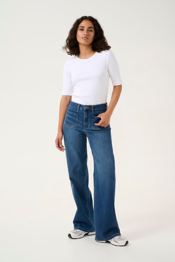 KAFFE Kaffe Broek KAkarla Wide
