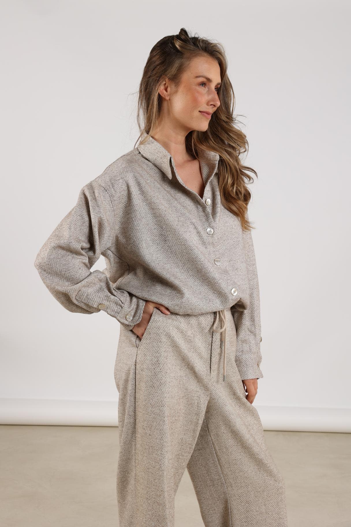 NUKUS Nukus Broek Vera Strass
