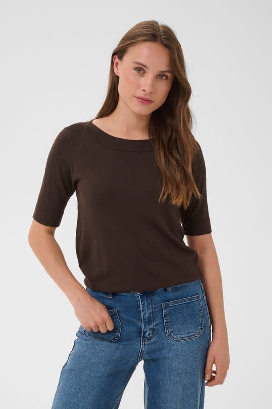 KAFFE Kaffe Pull KAlizza boatneck