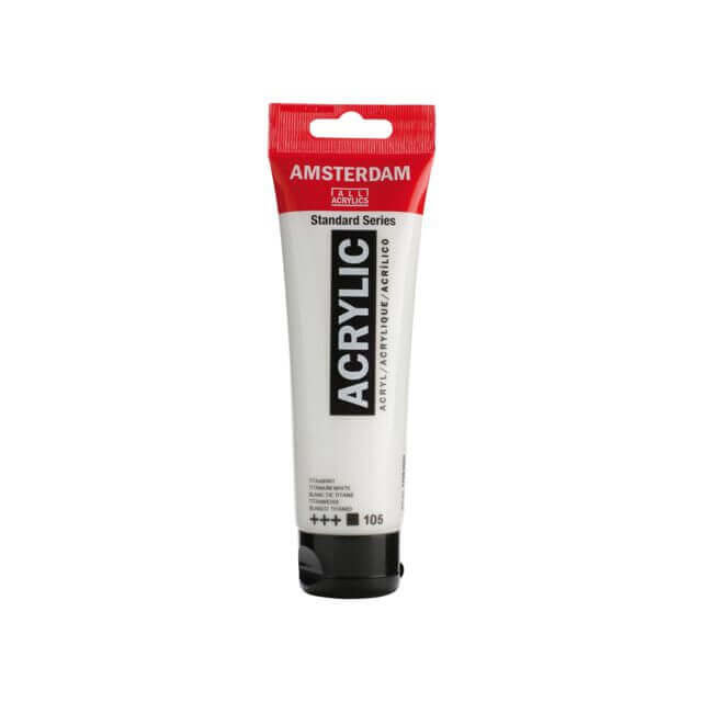 Amsterdam Acrylic Paint - 105 Titanium White