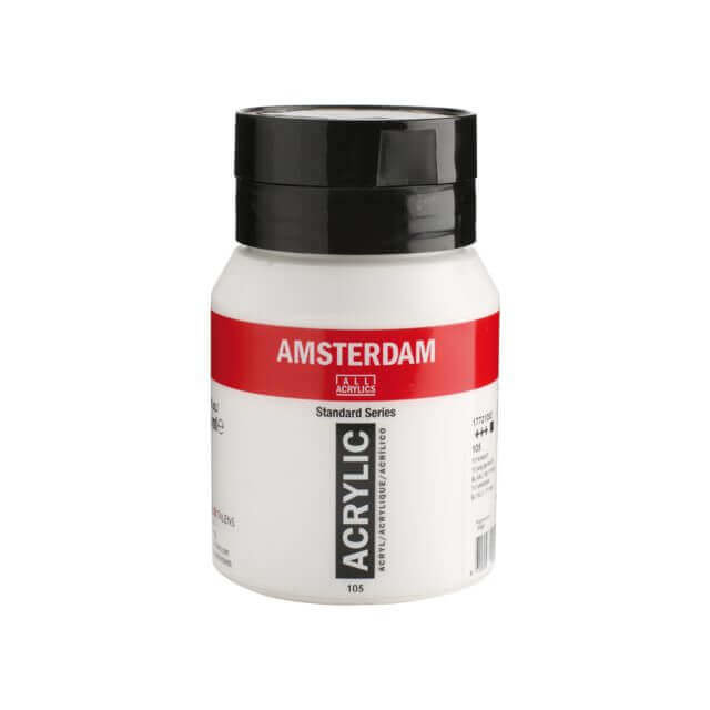 Amsterdam Acrylic Paint - 105 Titanium White