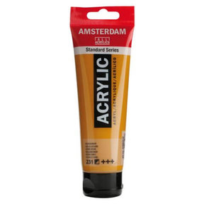 Amsterdam Acrylic Paint - 231 Gold Ochre