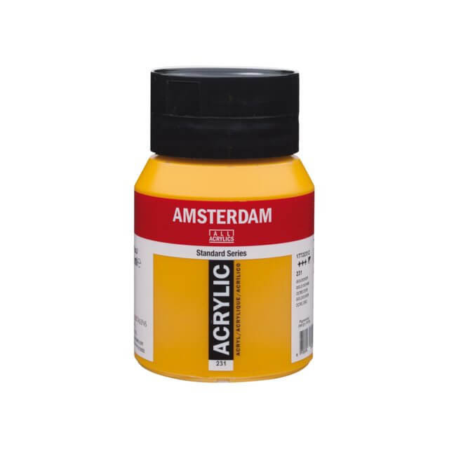 Amsterdam Acrylic Paint - 231 Gold Ochre