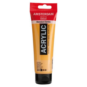 Amsterdam Acrylic Paint - 253 Gold Yellow