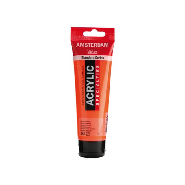 Amsterdam Acrylic Paint - 257 Reflex Orange Specialties