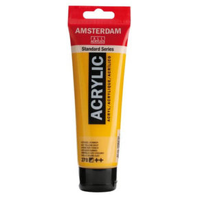 Amsterdam Acrylic Paint - 270 Azo Yellow Dark