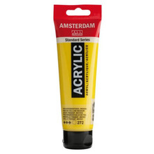 Amsterdam Acrylic Paint - 272 Transparent Yellow Medium