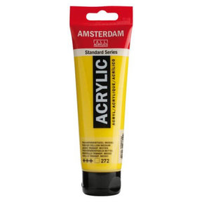 Amsterdam Acrylic Paint - 272 Transparent Yellow Medium