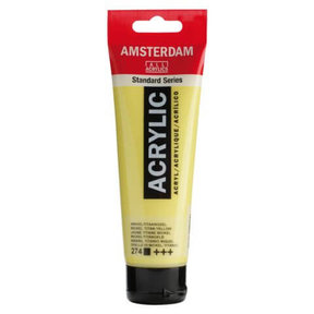 Amsterdam Acrylic Paint - 274 Nickel Titan Yellow