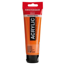 Amsterdam Acrylic Paint - 276 Azo Orange