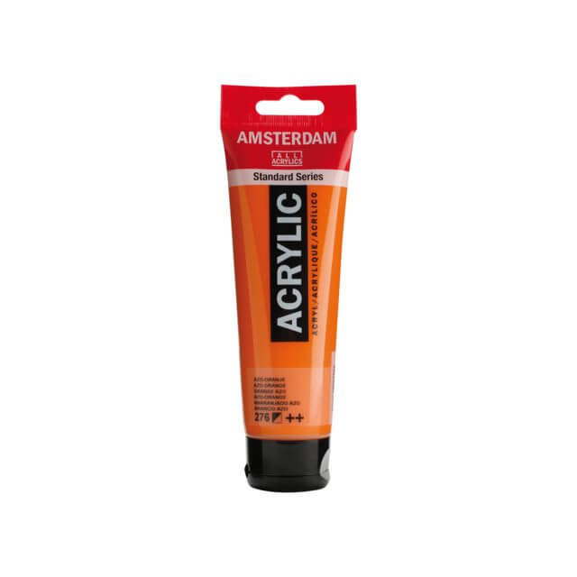 Amsterdam Acrylic Paint - 276 Azo Orange Amsterdam Acrylic Paint - 276 Azo Orange