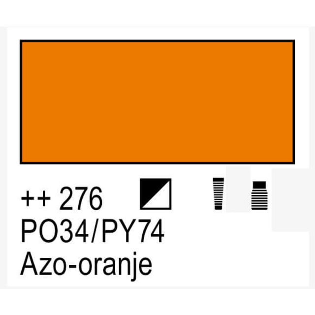 Amsterdam Acrylic Paint - 276 Azo Orange Amsterdam Acrylic Paint - 276 Azo Orange
